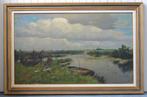 Gerbrand Frederik van Schagen (1880-1968) - Een landschap, Antiek en Kunst, Kunst | Schilderijen | Klassiek
