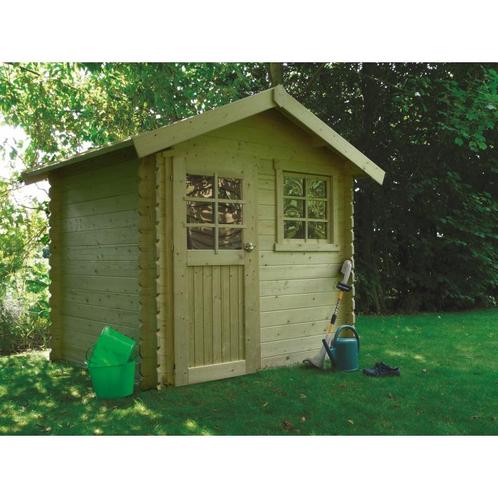 Tuinhuis in hout - traditioneel saran geimpregneerd 2980 x, Tuin en Terras, Tuinhuizen, Nieuw