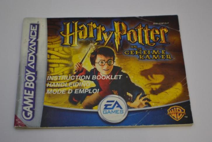 Harry Potter en de Geheime Kamer (GBA EUT MANUAL), Games en Spelcomputers, Spelcomputers | Nintendo Consoles | Accessoires