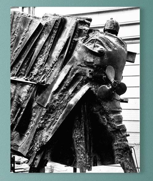 Daniel Frasnay ( 1928-2019 ) - L’Homme oiseau / Atelier du, Antiek en Kunst, Kunst | Designobjecten