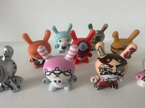 Kidrobot - Funko Pop Kidrobot Dunny 8 Figures Set -, Antiek en Kunst, Antiek | Speelgoed