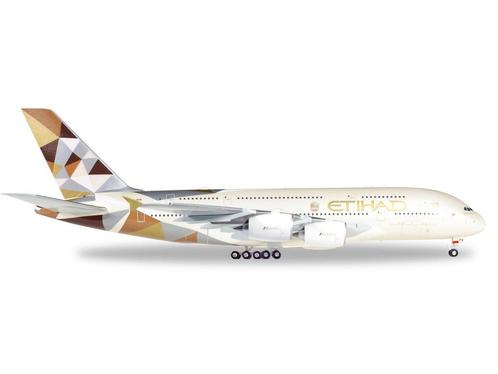 Schaal 1:200 Herpa 557092-001 Etihad Airways Airbus A380..., Hobby & Loisirs créatifs, Modélisme | Avions & Hélicoptères, Enlèvement ou Envoi
