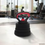 vidaXL 2-in-1 Dumbbell Barbell Set 30kg Zwart en Rood, Verzenden, Nieuw
