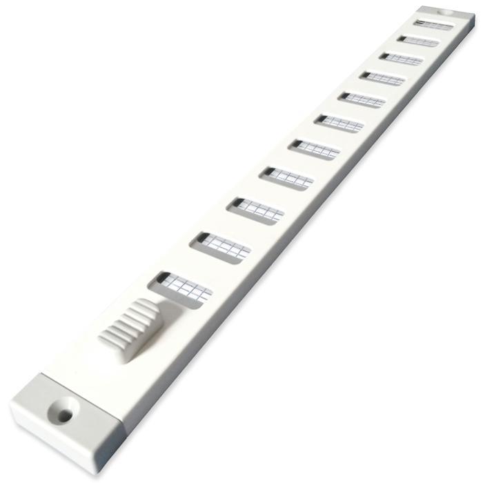Aluminium afsluitbaar schuifrooster opbouw 300 x 30mm, Doe-het-zelf en Bouw, Ventilatie en Afzuiging, Nieuw, Verzenden