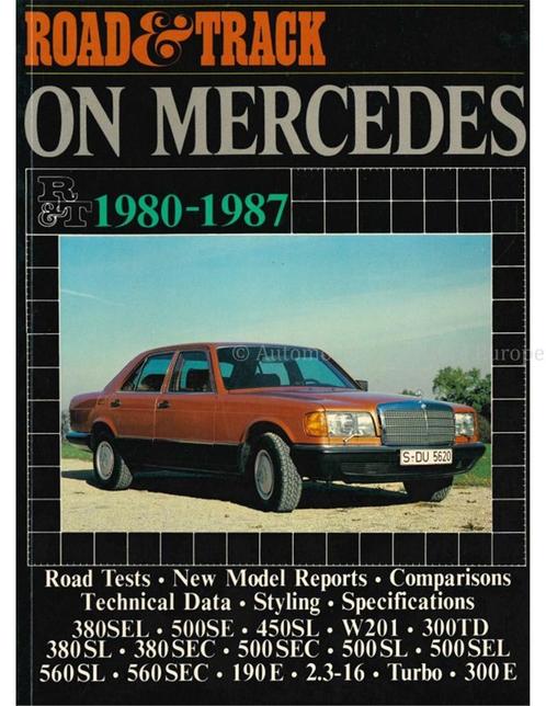 ROAD & TRACK ON MERCEDES 1980-1987 (BROOKLANDS), Livres, Autos | Livres