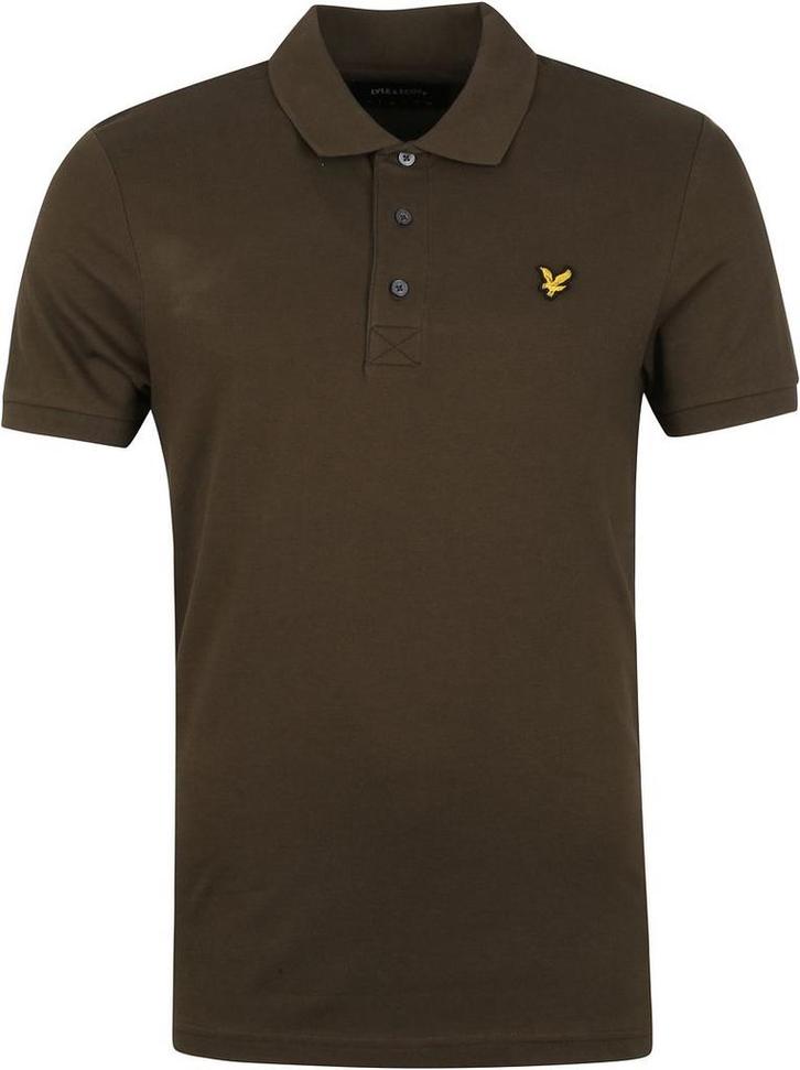 Lyle and Scott Polo Olive maat Maat 52/54 (L) Heren, Kleding | Heren, Polo's, Nieuw, Maat 52/54 (L), Verzenden