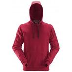 Snickers 2800 hoodie - 1600 - chili red - base - maat xl