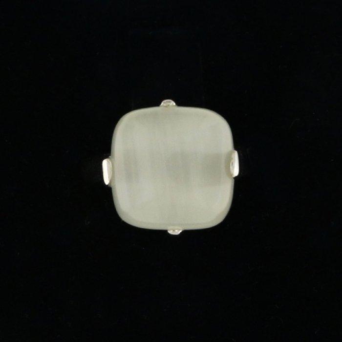Zonder minimumprijs - Zoccai - Ring Zilver - Halfedelsteen, Handtassen en Accessoires, Ringen