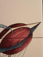 Ontwerp Tegel (2) - Vliegende Machines - Ceramica Bardelli
