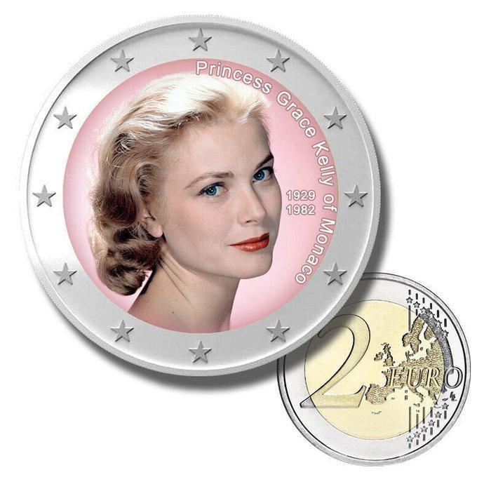 Monaco. 2 Euro 2007 ND Grace Kelly (Zonder Minimumprijs), Postzegels en Munten, Munten | Europa | Euromunten