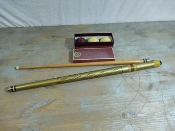 Biljart sport - 1967 - Une queue dans une boîte avec 3 beschikbaar voor biedingen