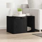 vidaXL Kattenbakomheining zwart eiken 60x40x40 cm bewerkt, Dieren en Toebehoren, Katten-accessoires, Verzenden, Nieuw