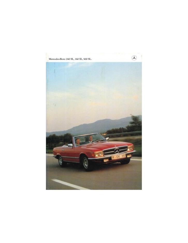 1981 MERCEDES BENZ SL BROCHURE FRANS, Boeken, Auto's | Folders en Tijdschriften