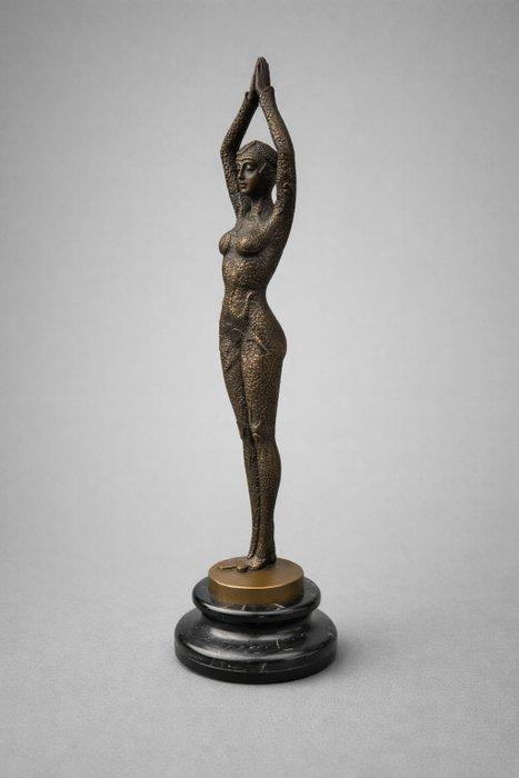 D.H. Chiparus - after - Statue, Art Deco bronzen beeld - 29, Antiek en Kunst, Curiosa en Brocante