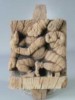 Panneau sculpté de char - Bois - Inde - 19ème- debut 20ème