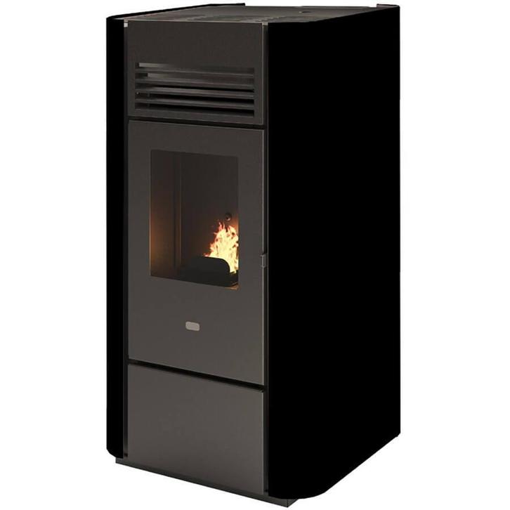 Pelletkachel Delia 9,5 kW bovenaansluiting extra voordeel, Huis en Inrichting, Kachels, Pelletkachel, Hout, Nieuw, Vrijstaand