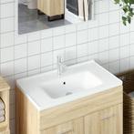 vidaXL Évier de salle de bain blanc rectangulaire, Bricolage & Construction, Neuf, Verzenden