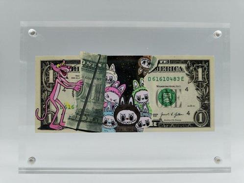 Stef - ,, Pink Panther - Lets Go, Gang !, Antiek en Kunst, Kunst | Schilderijen | Modern