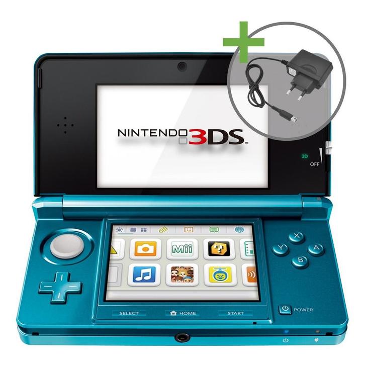 Nintendo 3DS - Aqua Blue, Consoles de jeu & Jeux vidéo, Consoles de jeu | Nintendo 2DS & 3DS, Envoi