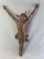 Antique Crucifix - Cerisier - 1800-1850 - Corpus Christi -