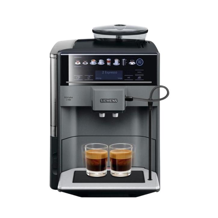 Siemens EQ6 Plus S100 Koffiemachine, Elektronische apparatuur, Koffiezetapparaten, 10 kopjes of meer, Zo goed als nieuw, Koffiebonen
