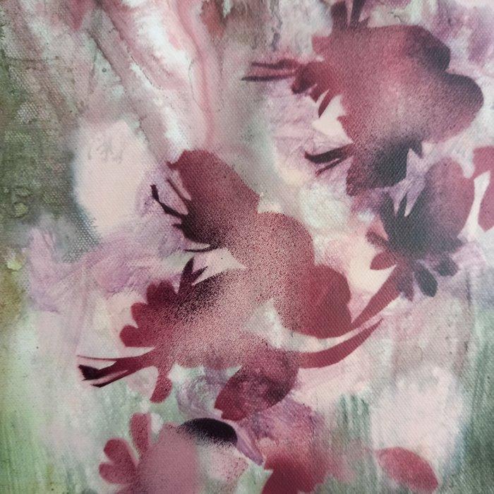 Simone Zacharias - Behind The Gardens #2, Antiek en Kunst, Kunst | Schilderijen | Modern