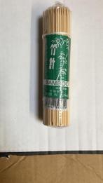 Tonkin bamboe stokjes kort 15 cm. naturel 3mm bundel 100 s