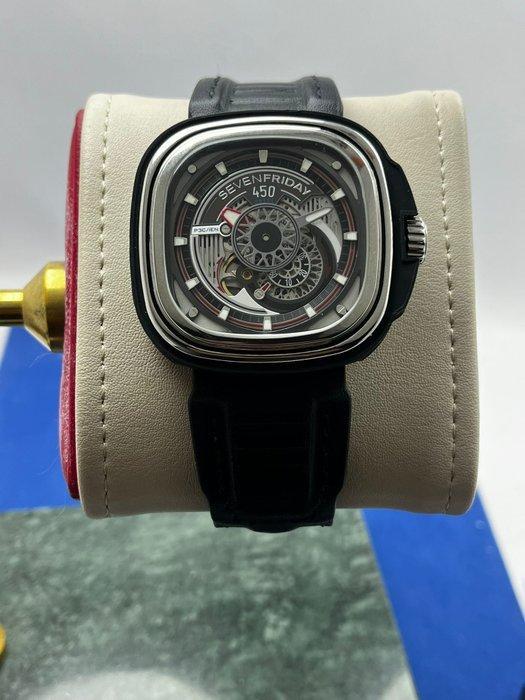 Sevenfriday - P3C/01 “Hot Rod” – Limited Edition (450, Handtassen en Accessoires, Horloges | Heren
