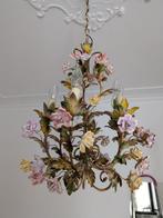 Plafondlamp - IJzer - Roselline in ceramica