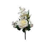 Kunstbloemen roos camelia boeket, Ophalen, Nieuw, Buiten