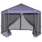 vidaXL Partytent met zijwanden pop-up zeshoekig 3,6x3,1 m, Verzenden, Nieuw