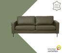 Leren bank Match - 2,5 zits - Toledo Olive (olijf/goen) -, Ophalen of Verzenden