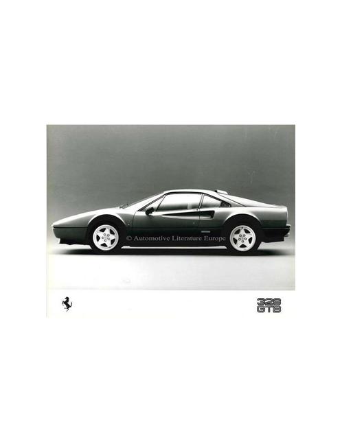 1988 FERRARI 328 GTB PERSFOTO, Livres, Autos | Brochures & Magazines, Enlèvement ou Envoi