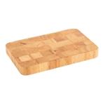 Snijplank rubberhout | 230x150x25(h)mm Vogue, Verzenden, Nieuw in verpakking