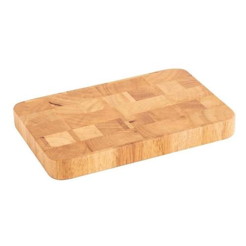 Snijplank rubberhout | 230x150x25(h)mm Vogue, Zakelijke goederen, Horeca | Keukenapparatuur, Nieuw in verpakking, Verzenden