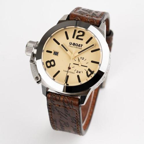 U-Boat - 8892 - Heren - Classico 42mm Tungsten BE Collectie, Handtassen en Accessoires, Horloges | Heren