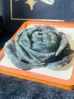 Labradorietlotusbeeld met iriserende gloed met de hand