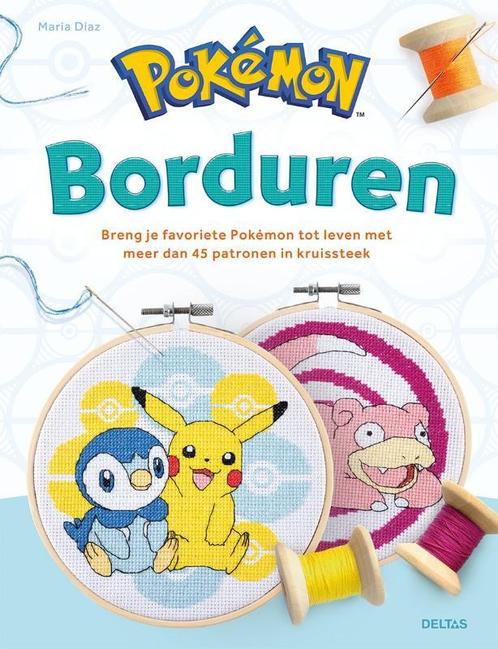 Pokémon borduren 9789044767131 MARIA DIAZ, Boeken, Hobby en Vrije tijd, Zo goed als nieuw, Verzenden