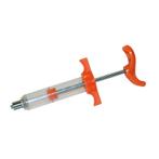 Nylon doseerspuit 20ml schr. met plastic greep - kerbl, Nieuw