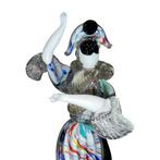 sculptuur, Murano Harlekin Dame - 20 cm - Muranoglas - 1970, Antiek en Kunst