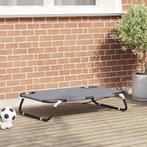 vidaXL Hond Bed Vouwbaar Lichtgrijs S Oxford Stof en Staal, Dieren en Toebehoren, Verzenden, Nieuw