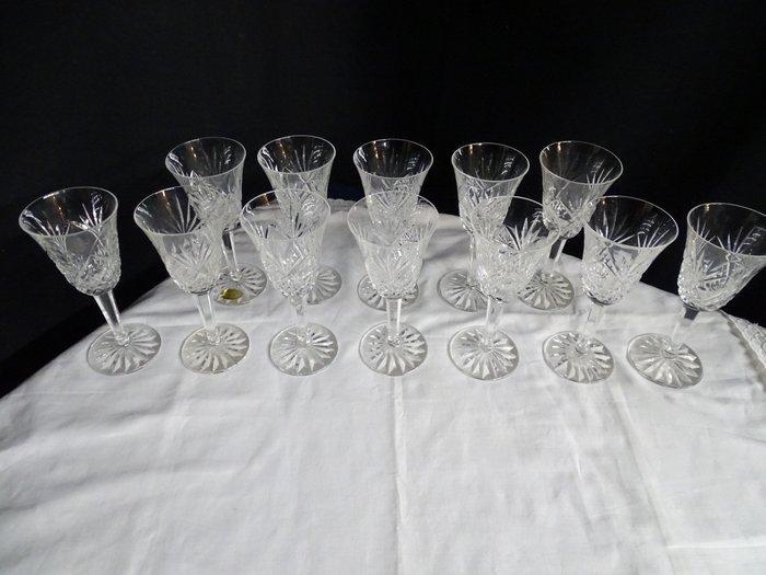 Drinkglas (12) - Kristal, Antiek en Kunst, Antiek | Meubels | Tafels