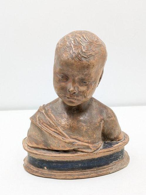 P. Mazzetti - sculptuur, Bambino - 30 cm - Aardewerk, Antiek en Kunst, Antiek | Keramiek en Aardewerk