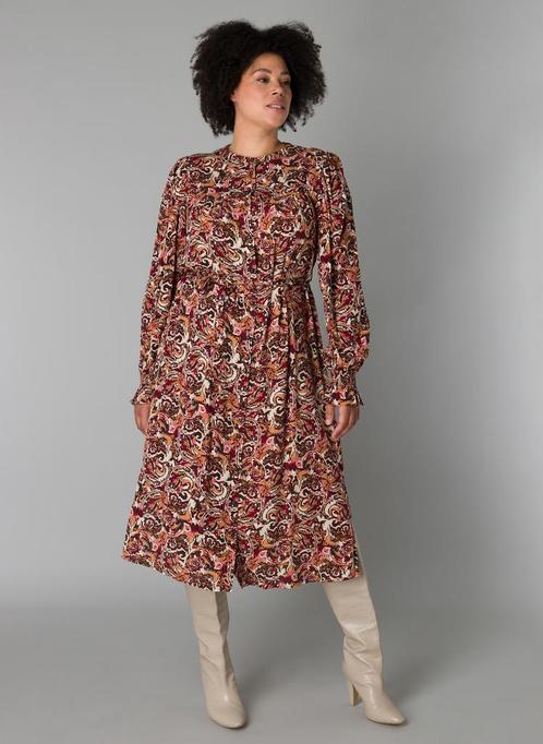 YESTA jurk SageX-0(44)Maat 42/44 (L), Kleding | Dames, Jurken, Overige kleuren, Nieuw, Maat 42/44 (L), Verzenden