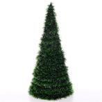 Dennenboom kerstboom kunst 50 cm. tinsel green/black boom, Nieuw