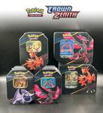 Pokémon TCG - Sealed box - Pokémon TCG Crown Zenith 5x Tin, Hobby en Vrije tijd, Verzamelkaartspellen | Pokémon, Nieuw