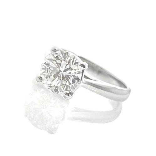 Ring - 18 karaat Witgoud -  1.88ct. tw. Diamant (Natuurlijk), Bijoux, Sacs & Beauté, Bijoux anciens