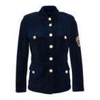 Marc Aurel • donkerblauw fluweel jasje • 36, Verzenden