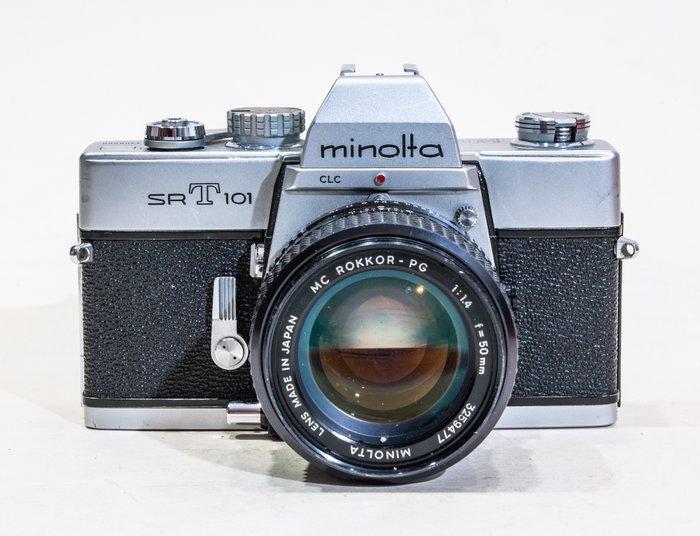 Minolta SRT 101 + MC Rokkor-PG 1,4/50mm | Analoge camera, TV, Hi-fi & Vidéo, Appareils photo analogiques