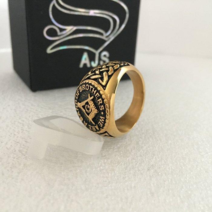 Noble Bande des Frères Maçonniques Équerre et Compas en, Collections, Objets militaires | Général